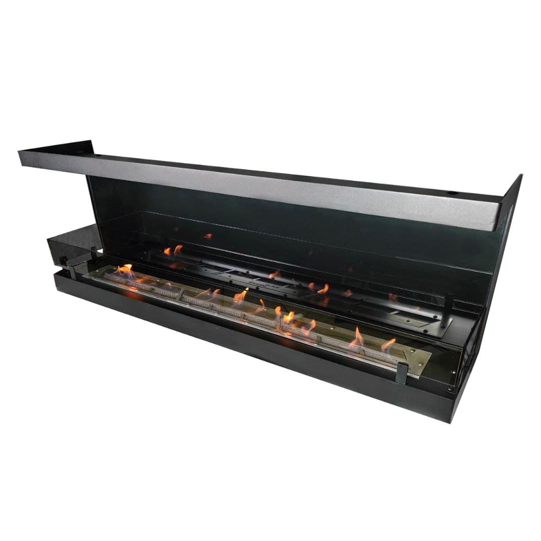 Биокамин "Русский огонь" Честер Фронт 1500 с защитным и декоративным стеклом по цене 65 785 руб.