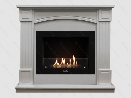 Каминный портал МДФ "Честер 1160" с биокамином Lux Fire "Фаер Бокс 2-30" (белый) Каминный портал МДФ "Честер 1160" с биокамином Lux Fire "Фаер Бокс 2-30" (белый)
