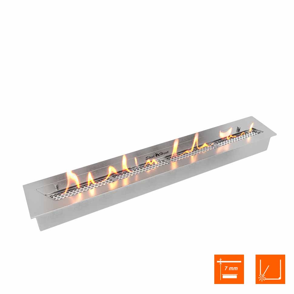 Биокамин SteelHeat WALL FRAME ONE 1000 серый, стекло, стемалит по цене 64 470 руб.