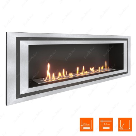 Биокамин SteelHeat LONG-D 1200 XL по цене 43 968 руб.