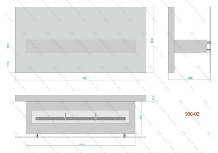 Напольный биокамин Lux Fire "Консул 2" 1200 Напольный биокамин Lux Fire "Консул 2" 1200 по цене 80 630 руб.