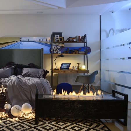 Биокамин  Fire Line Automatic 3 L=1190 black по цене 710 000 руб.